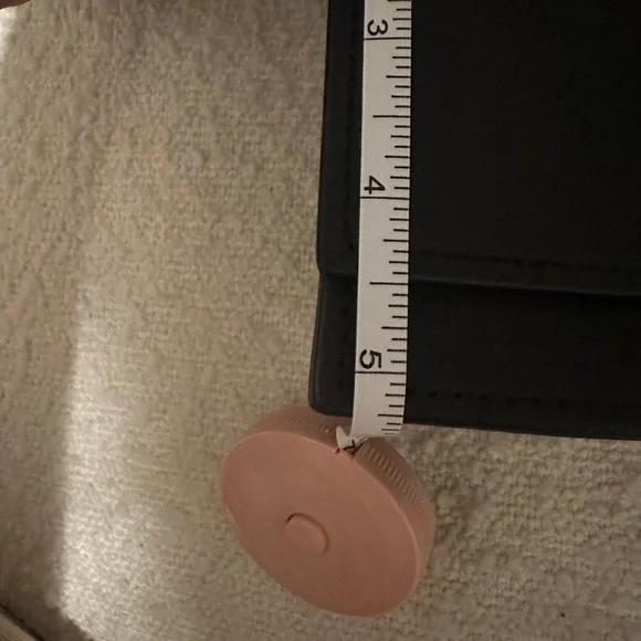 Zac Posen NWOT medium black Earthette Leather gold Chain Bag Accordion style - Picture 10 of 10